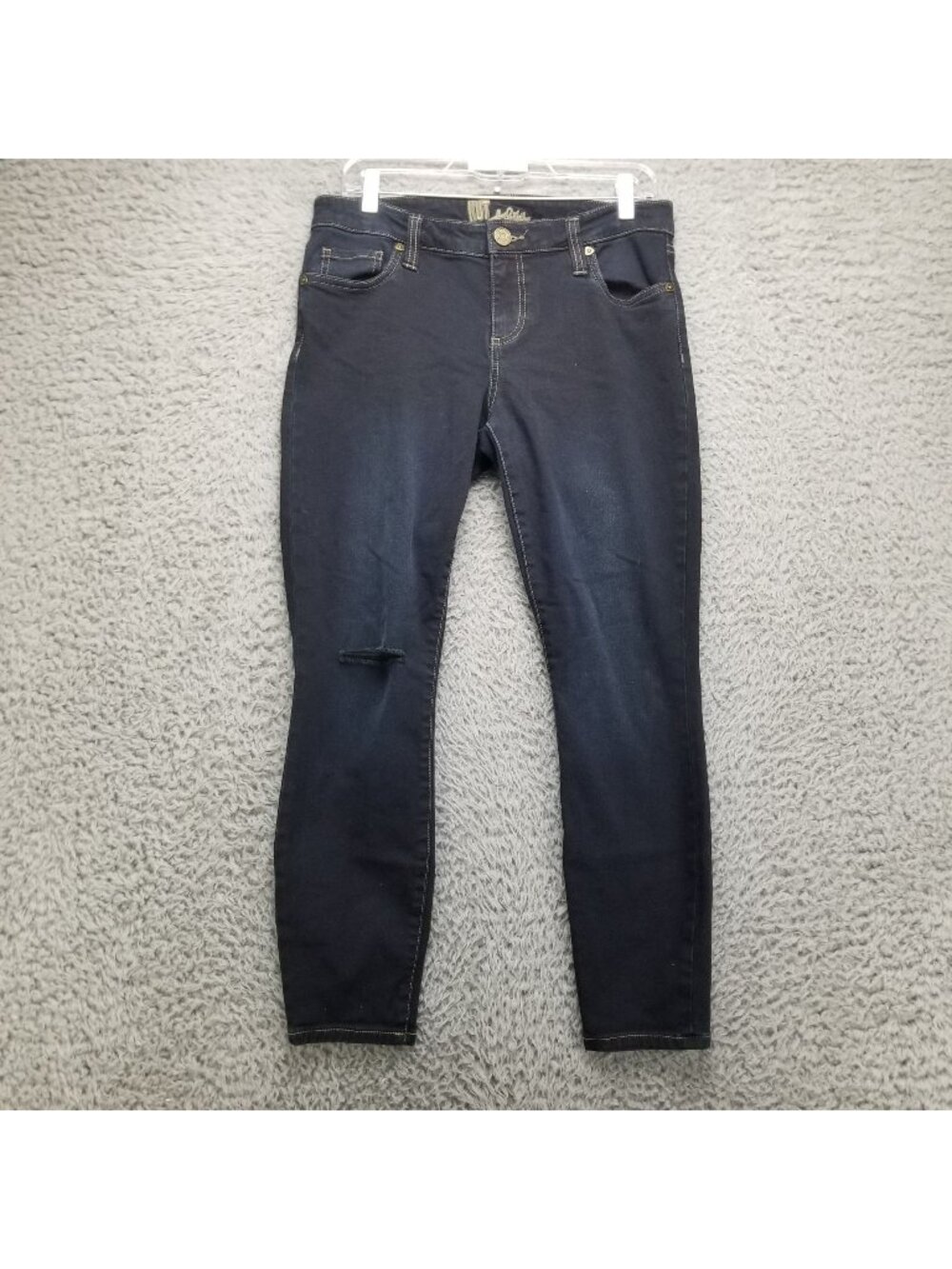 Kut From The Kloth Jeans Womens 8 Dark Blue Stretch Skinny Denim